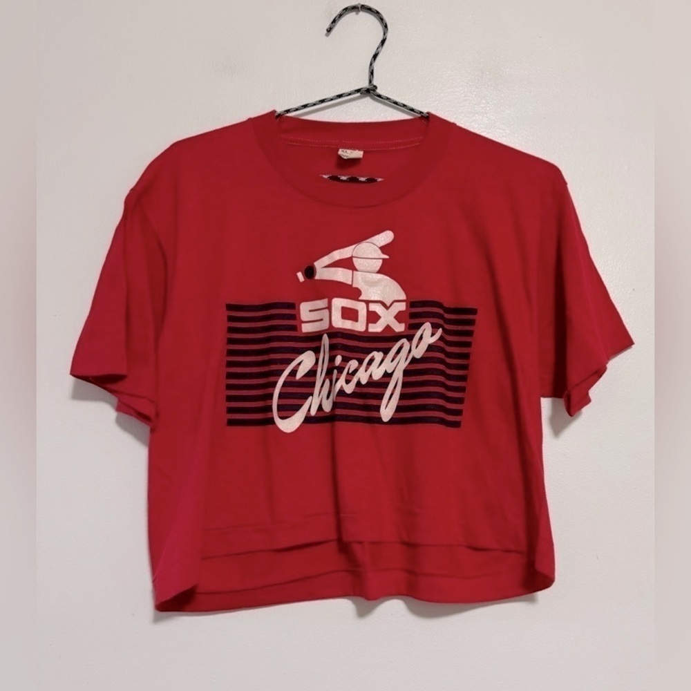 Vintage Chicago White Sox Cropped Tee - Size XL